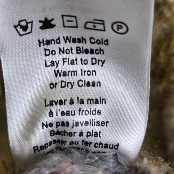 Heartloom Cottagecore Jacquard Floral Sweater Vest, Oat Beige, Small 236S52A NEW - Picture 6 of 11